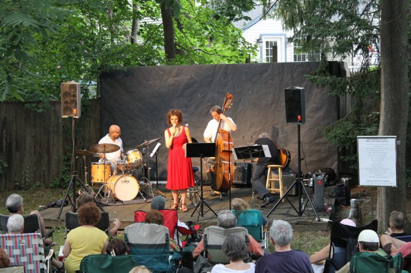Music in the Garden Jazz Series, photo courtesy of Edward Hopper House