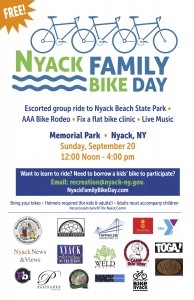 Nyack Family Bike Day Sept 20 2015