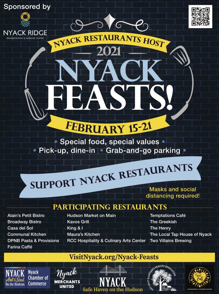 Nyack Feasts Weeklong Restaurant Event February 1521 Visit Nyack