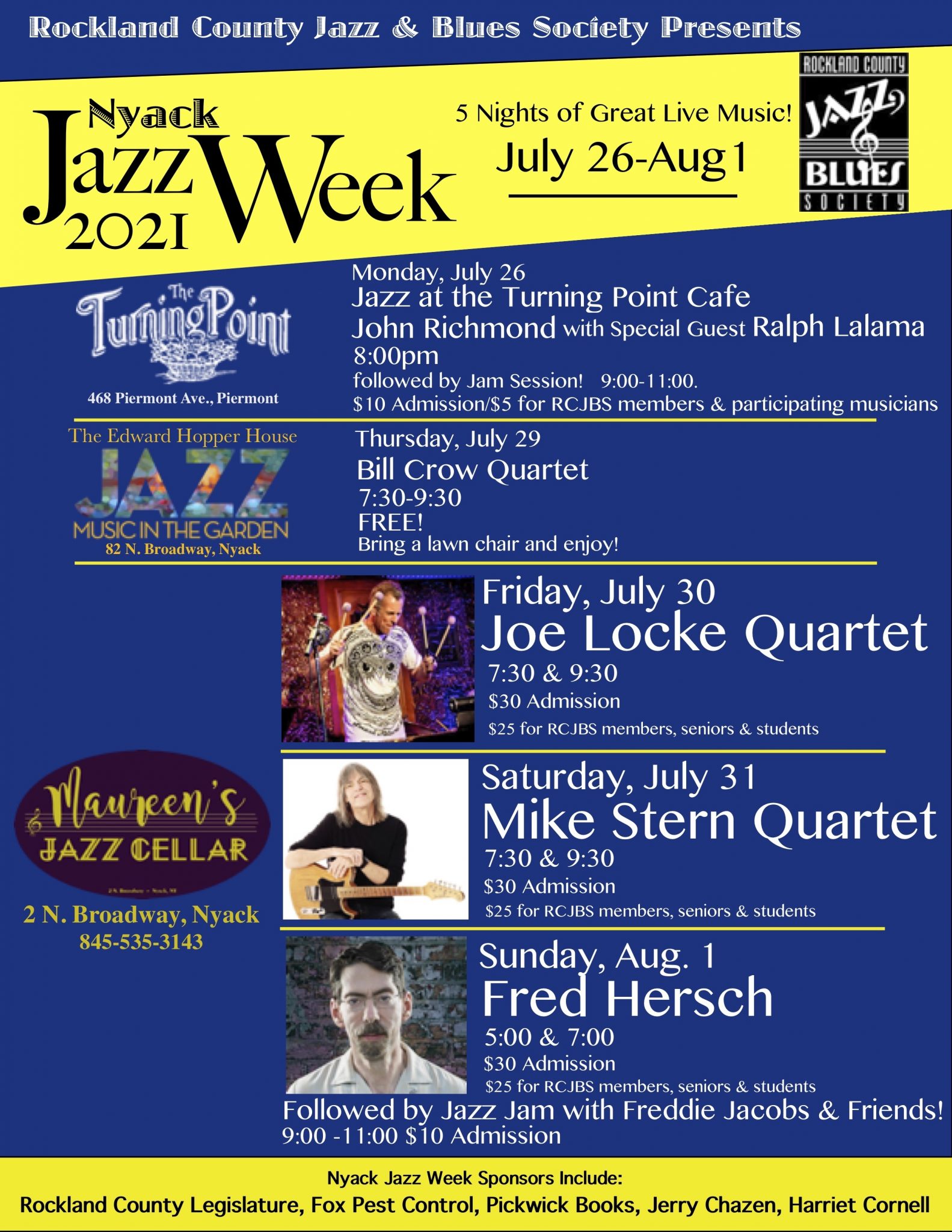 Nyack Jazz Week 2021 Visit Nyack