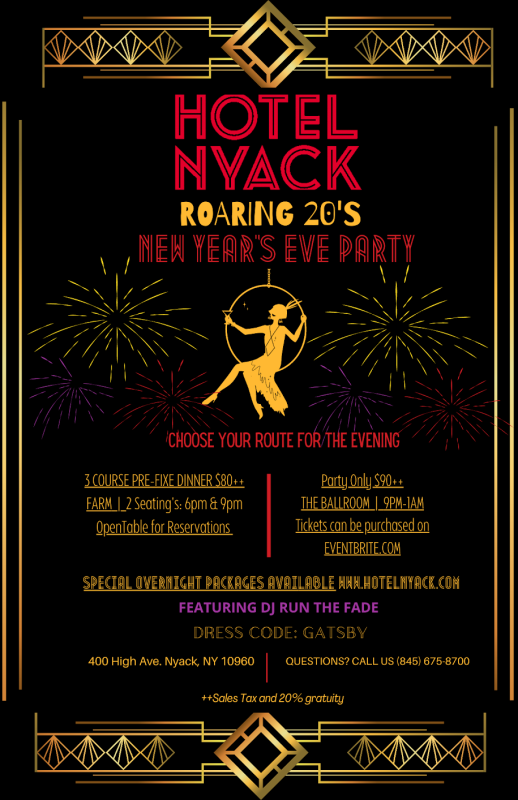 Hotel Nyack NYE Party