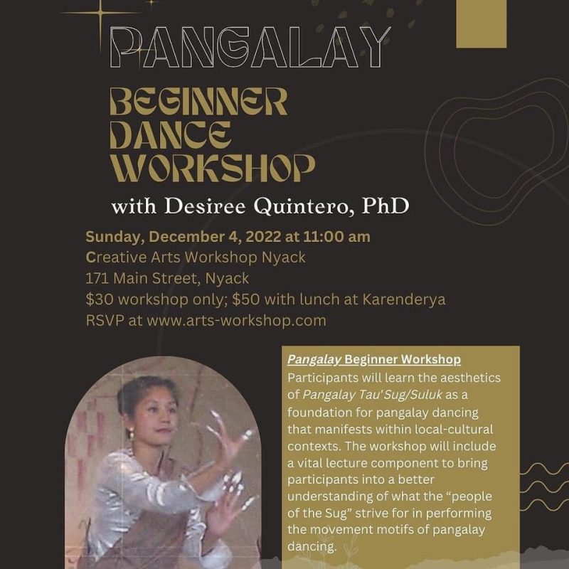 Pangalay Beginner Dance Workshop