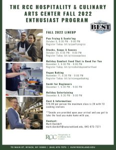 RCC Food Enthusiasts Class Schedule