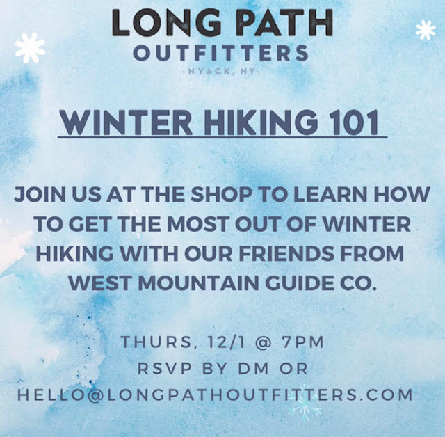 Long Path Outfitters Winter Hiking 101