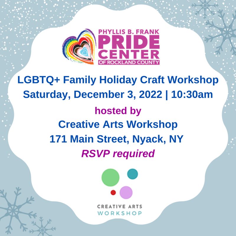 LGBTQ+ Family Holiday Craft Workshop