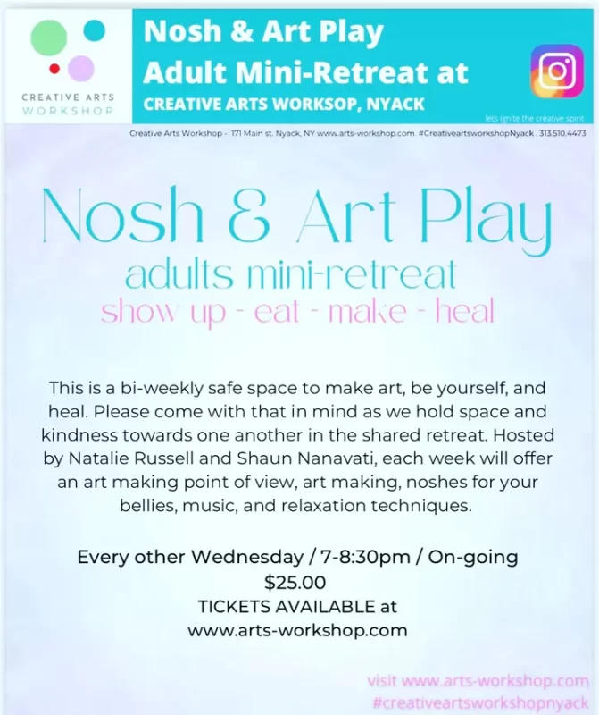 NOSH AND PLAY! - A BI-WEEKLY ADULT 