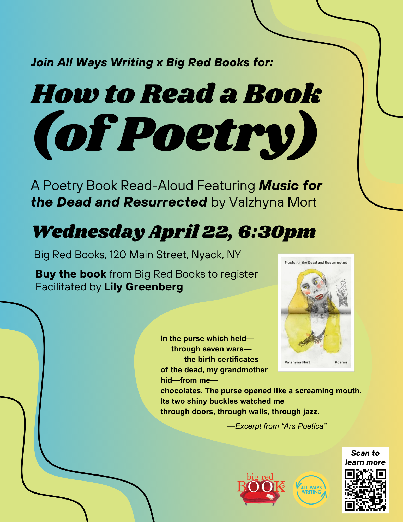 How to Read a Book (of Poetry) with Valzhyna Mort’s Music for the Dead and Resurrected